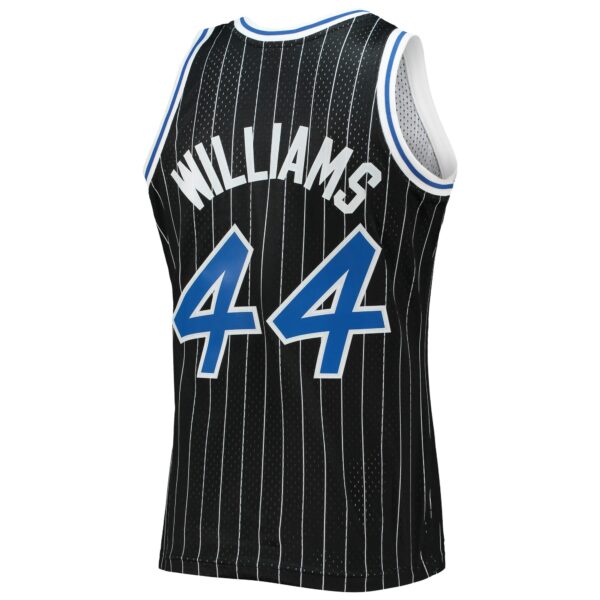 Jason Williams Orlando Magic Mitchell & Ness 2001/02 Hardwood Classics Swingman Jersey - Black - Image 4