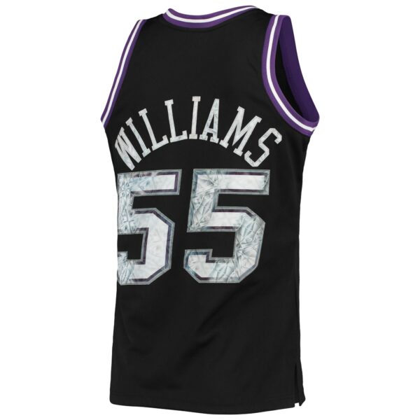 Jason Williams Sacramento Kings Mitchell & Ness 2000/01 Hardwood Classics NBA 75th Anniversary Diamond Swingman Jersey - Black - Image 4