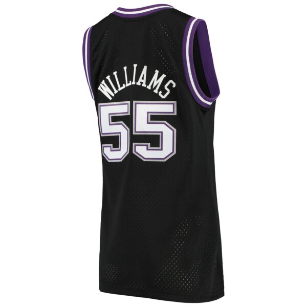 Jason Williams Sacramento Kings Mitchell & Ness Women's 2000/01 Hardwood Classics Swingman Jersey - Black - Image 4