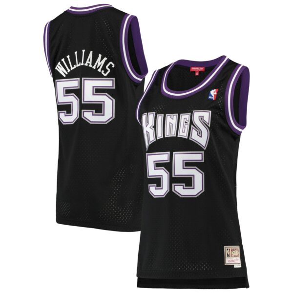 Jason Williams Sacramento Kings Mitchell & Ness Women's 2000/01 Hardwood Classics Swingman Jersey - Black - Image 2