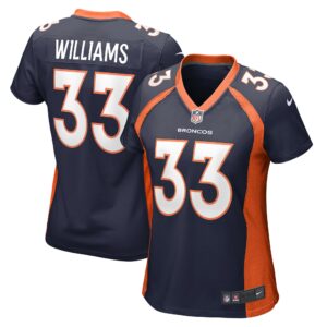 Javonte Williams Denver Broncos Nike Women's Home Game Player Jersey - Navy