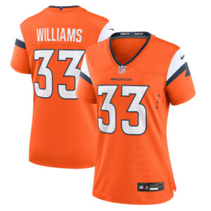 Javonte Williams Denver Broncos Nike Women's Mile High Collection Game Jersey - Orange
