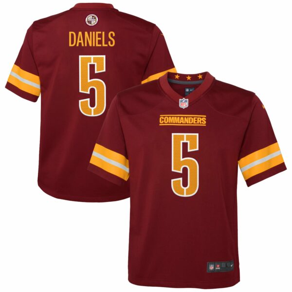 Jayden Daniels Washington Commanders Nike Youth 2024 NFL Draft First Round Pick Player Game Jersey - Burgundy