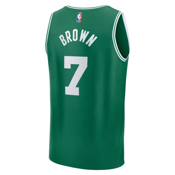 Jaylen Brown Boston Celtics Fanatics Fast Break Replica Player Jersey - Icon Edition - Kelly Green - Image 4