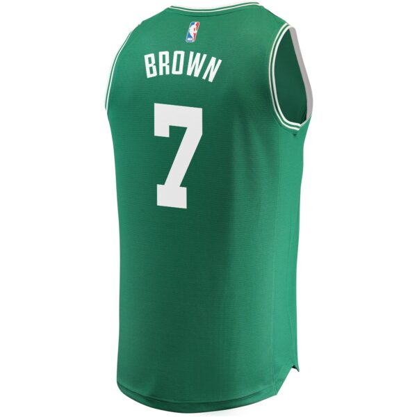 Jaylen Brown Boston Celtics Fanatics Youth Fast Break Player Jersey - Icon Edition - Kelly Green - Image 4