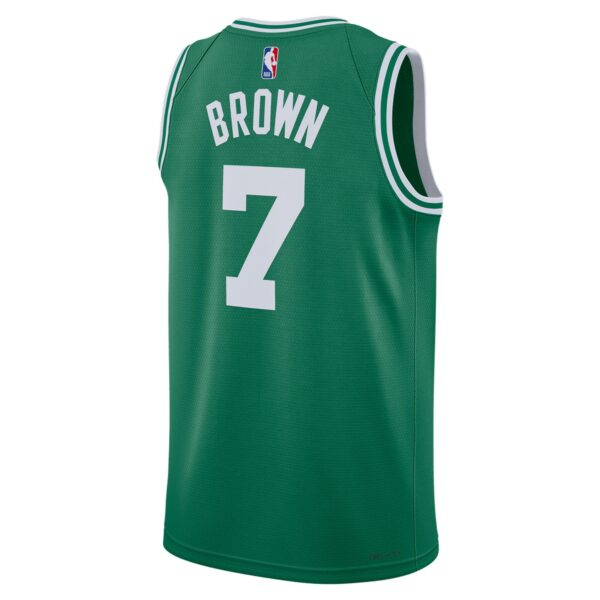 Jaylen Brown Boston Celtics Nike Unisex Swingman Jersey - Icon Edition - Kelly Green - Image 4