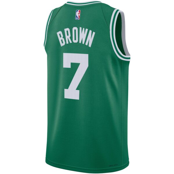 Jaylen Brown Boston Celtics Nike Youth Swingman Jersey - Icon Edition - Kelly Green - Image 4