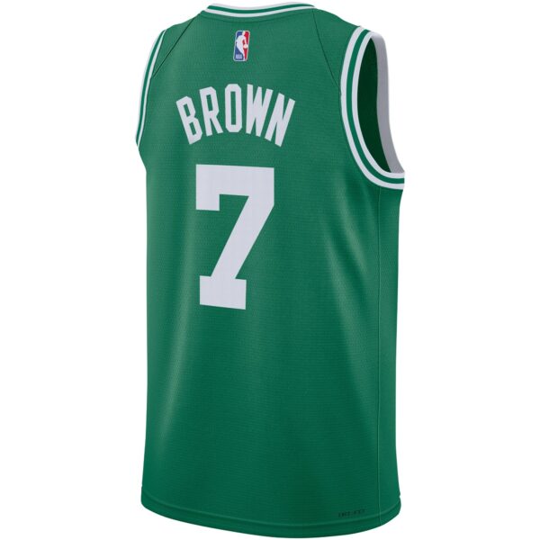 Jaylen Brown Boston Celtics Nike Youth Swingman Jersey - Icon Edition - Kelly Green - Image 4