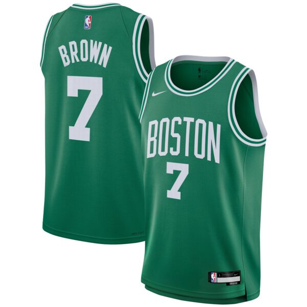 Jaylen Brown Boston Celtics Nike Youth Swingman Jersey - Icon Edition - Kelly Green - Image 2