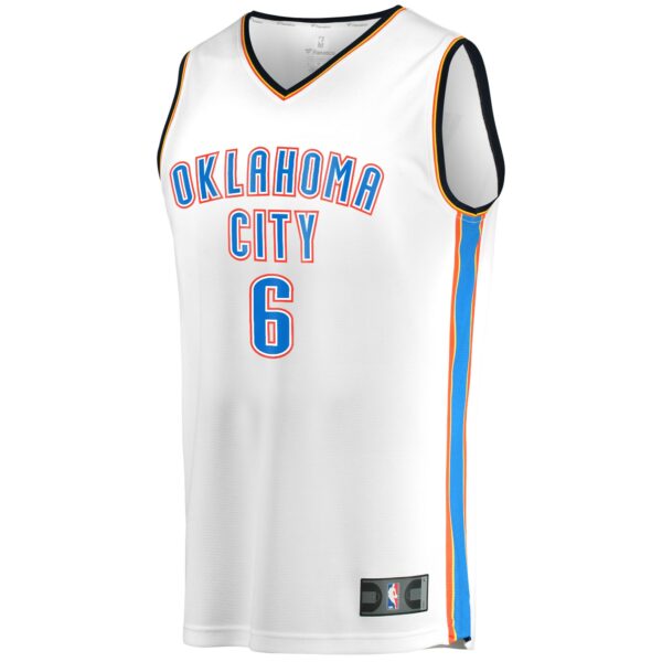 Jaylin Williams Oklahoma City Thunder Fanatics Fast Break Player Jersey - Association Edition - White - Image 3