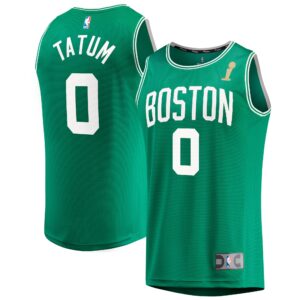 Jayson Tatum Boston Celtics Fanatics 2024 NBA Finals Champions Fast Break Replica Player Jersey - Kelly Green - Icon Edition