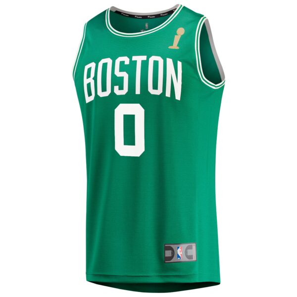 Jayson Tatum Boston Celtics Fanatics 2024 NBA Finals Champions Fast Break Replica Player Jersey - Kelly Green - Icon Edition - Image 3