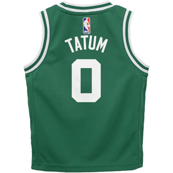 Jayson Tatum Boston Celtics Nike Preschool Swingman Player Jersey - Icon Edition - Green - Image 4