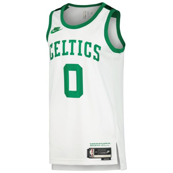 Jayson Tatum Boston Celtics Nike Swingman Player Jersey - Classic Edition - White - Image 3