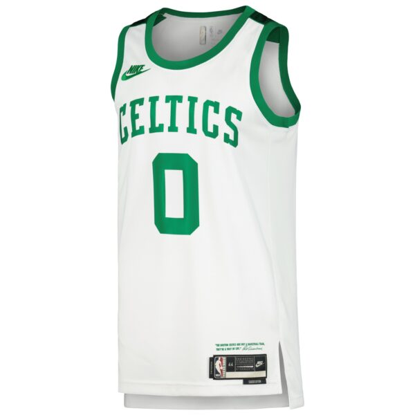 Jayson Tatum Boston Celtics Nike Swingman Player Jersey - Classic Edition - White - Image 3