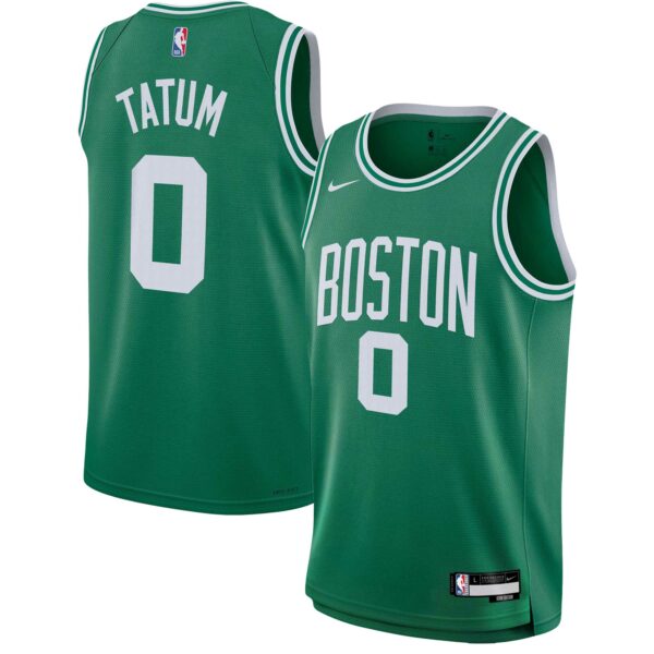 Jayson Tatum Boston Celtics Nike Youth Swingman Jersey - Icon Edition - Kelly Green - Image 2