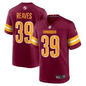 Jeremy Reaves Washington Commanders Nike  Game Jersey -  Burgundy