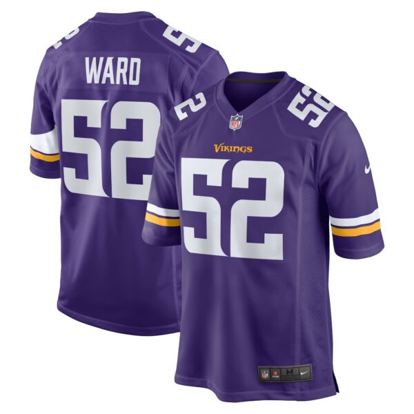Jihad Ward Minnesota Vikings Nike Team Game Jersey -  Purple
