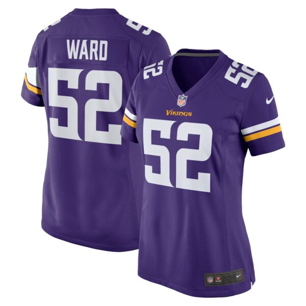 Jihad Ward Minnesota Vikings Nike Women's Team Game Jersey -  Purple
