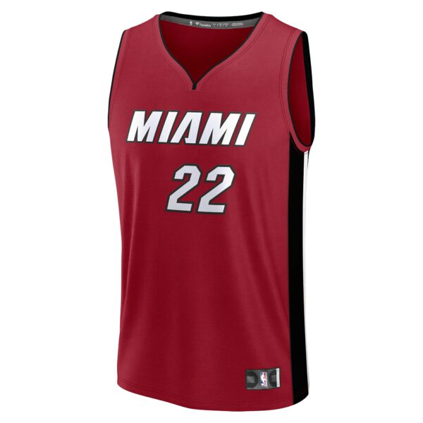 Jimmy Butler Miami Heat Fanatics Fast Break Replica Player Jersey - Statement Edition - Red - Image 3