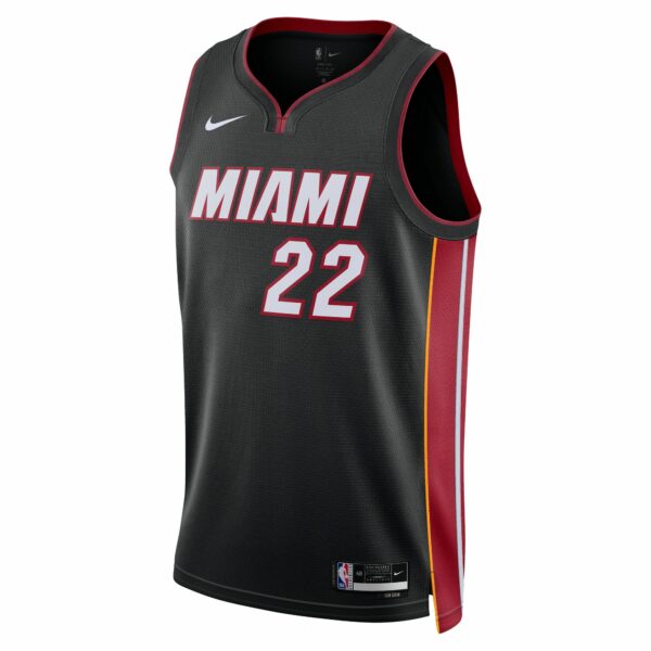 Jimmy Butler Miami Heat Nike Unisex Swingman Jersey - Icon Edition - Black - Image 3