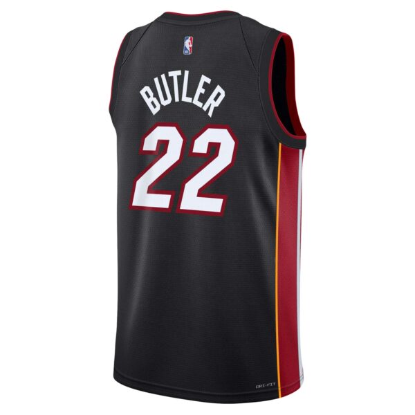 Jimmy Butler Miami Heat Nike Youth Swingman Jersey - Icon Edition - Black - Image 4