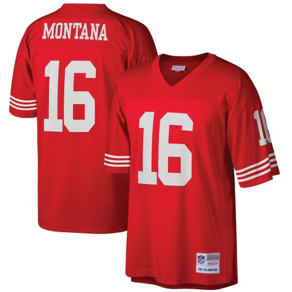 Joe Montana San Francisco 49ers Mitchell & Ness Big & Tall 1990 Retired Player Replica Jersey - Scarlet
