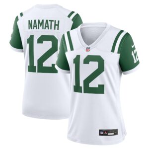 Joe Namath New York Jets Nike Women's Classic Alternate Retired Player Game Jersey - White