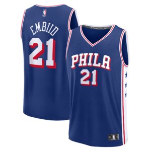 Joel Embiid Philadelphia 76ers Fanatics Youth Fast Break Replica Player Jersey - Icon Edition - Royal