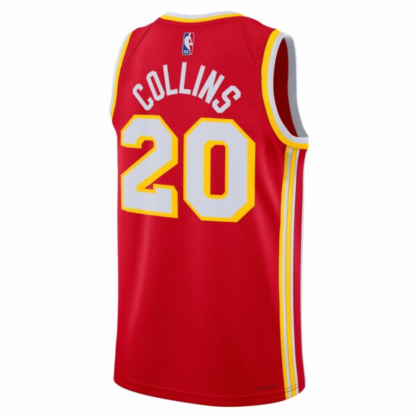 John Collins Atlanta Hawks Nike Unisex Swingman Jersey - Icon Edition - Red - Image 4