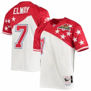 John Elway AFC Mitchell & Ness 1995 Pro Bowl Authentic Jersey - White-Red
