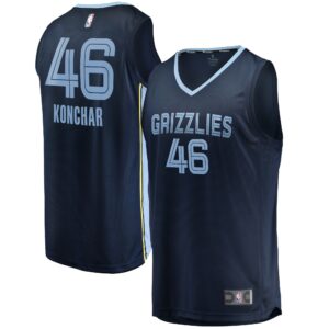 John Konchar Memphis Grizzlies Fanatics Fast Break Replica Jersey - Icon Edition - Navy