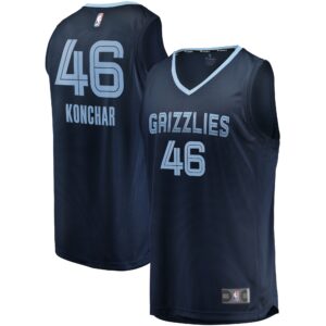 John Konchar Memphis Grizzlies Fanatics Fast Break Replica Jersey Navy - Icon Edition
