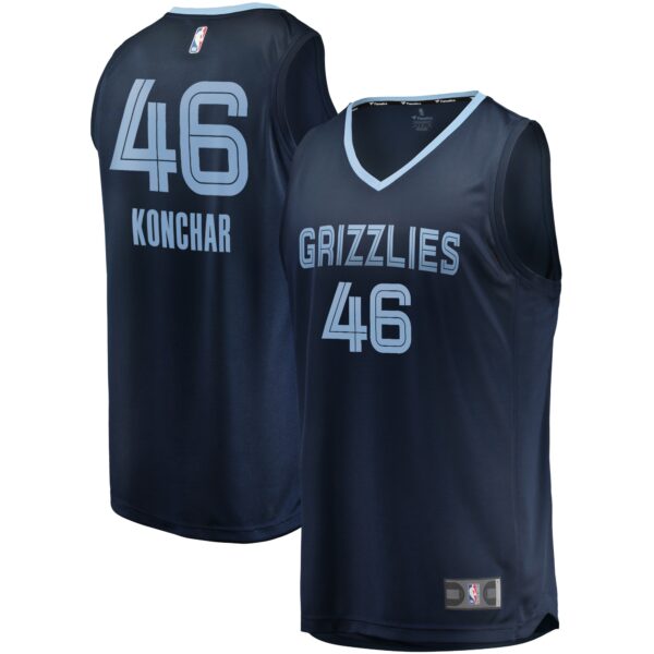John Konchar Memphis Grizzlies Fanatics Fast Break Replica Jersey Navy - Icon Edition