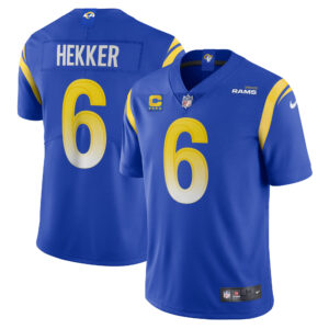 Johnny Hekker Los Angeles Rams Nike Captain Vapor Limited Jersey - Royal