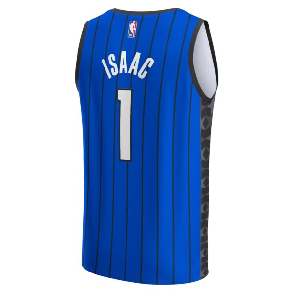 Jonathan Isaac Orlando Magic Fanatics Fast Break Replica Player Jersey - Statement Edition - Blue - Image 4