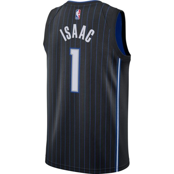 Jonathan Isaac Orlando Magic Nike Swingman Jersey - Black - Icon Edition - Image 4