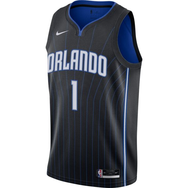 Jonathan Isaac Orlando Magic Nike Swingman Jersey - Black - Icon Edition - Image 3