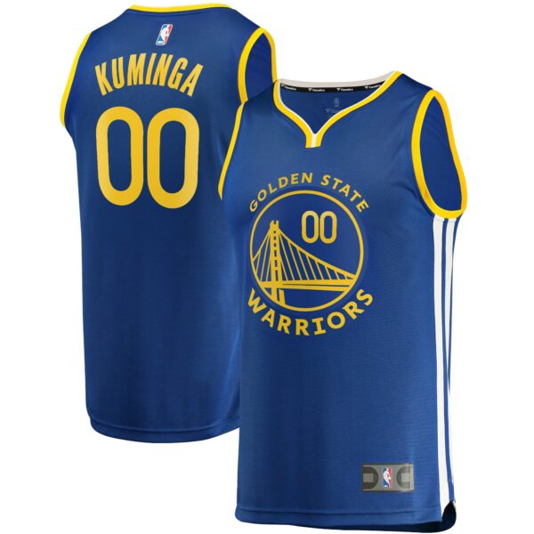 Jonathan Kuminga Golden State Warriors Fanatics Fast Break Replica Jersey - Icon Edition - Royal - Image 2