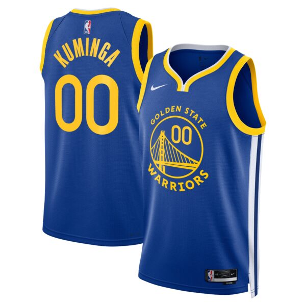 Jonathan Kuminga Golden State Warriors Nike Unisex Swingman Badge Player Jersey - Icon Edition - Royal - Image 2