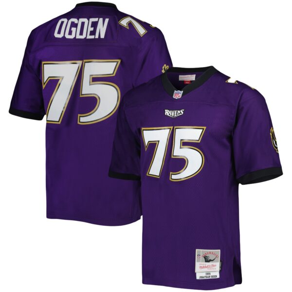 Jonathan Ogden Baltimore Ravens Mitchell & Ness Legacy Replica Jersey - Purple