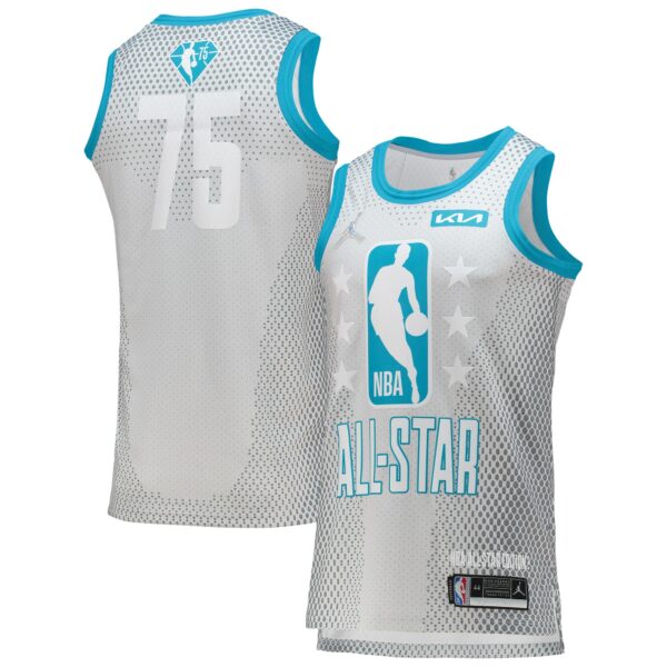 Jordan Brand 2022 NBA All-Star Game 75th Anniversary Swingman Jersey - White - Image 2