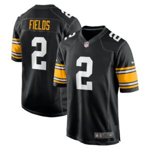 Justin Fields Pittsburgh Steelers Nike  Alternate Game Jersey – Black