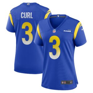 Kamren Curl Los Angeles Rams Nike Women's Team Game Jersey -  Royal