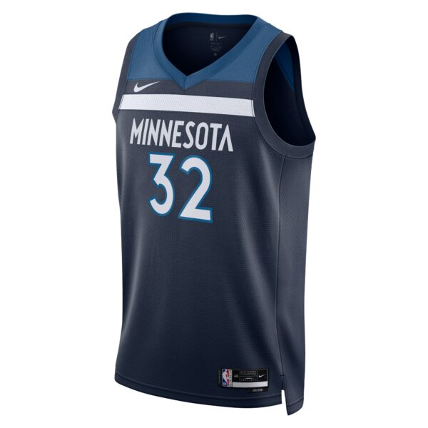 Karl-Anthony Towns Minnesota Timberwolves Nike Unisex Swingman Jersey - Icon Edition - Navy - Image 3