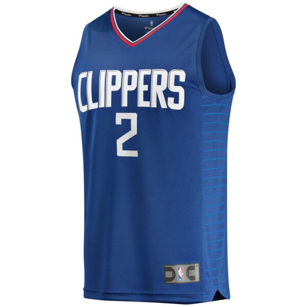 Kawhi Leonard LA Clippers Fanatics Youth Fast Break Player Jersey - Icon Edition - Royal - Image 3