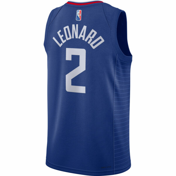 Kawhi Leonard LA Clippers Nike 2021/22 Diamond Swingman Jersey - Icon Edition - Royal - Image 4