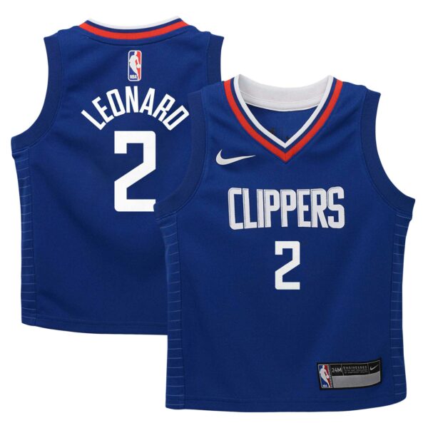 Kawhi Leonard LA Clippers Nike Infant Swingman Player Jersey - Icon Edition - Royal - Image 2