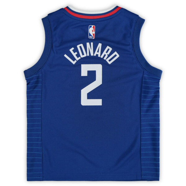 Kawhi Leonard LA Clippers Nike Preschool 2019/20 Player Jersey - Icon Edition - Royal - Image 4