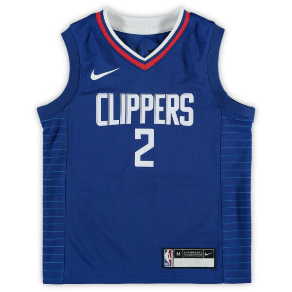 Kawhi Leonard LA Clippers Nike Preschool 2019/20 Player Jersey - Icon Edition - Royal - Image 3